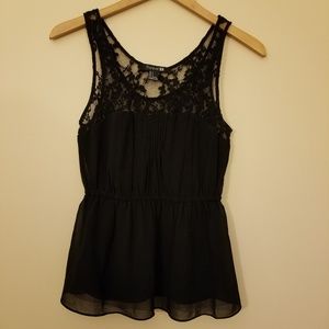 Black Lace Top